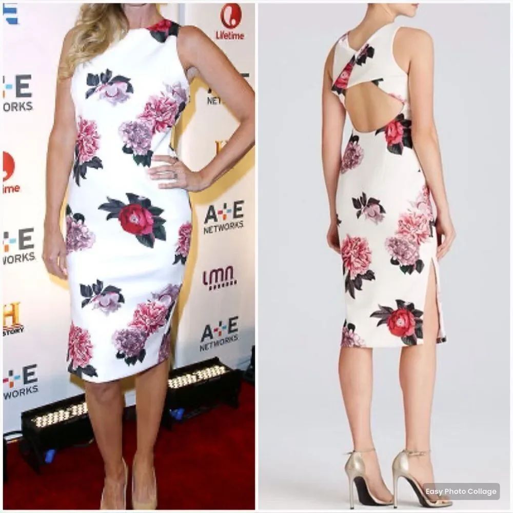NWT C/MEO Collective Floral Midi Dress